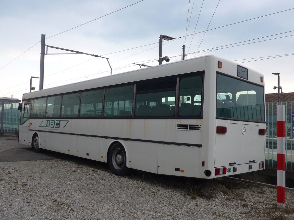 (189'648) - MBC Morges - Nr. 46 - Mercedes am 26. Mrz 2018 beim Bahnhof Bellach