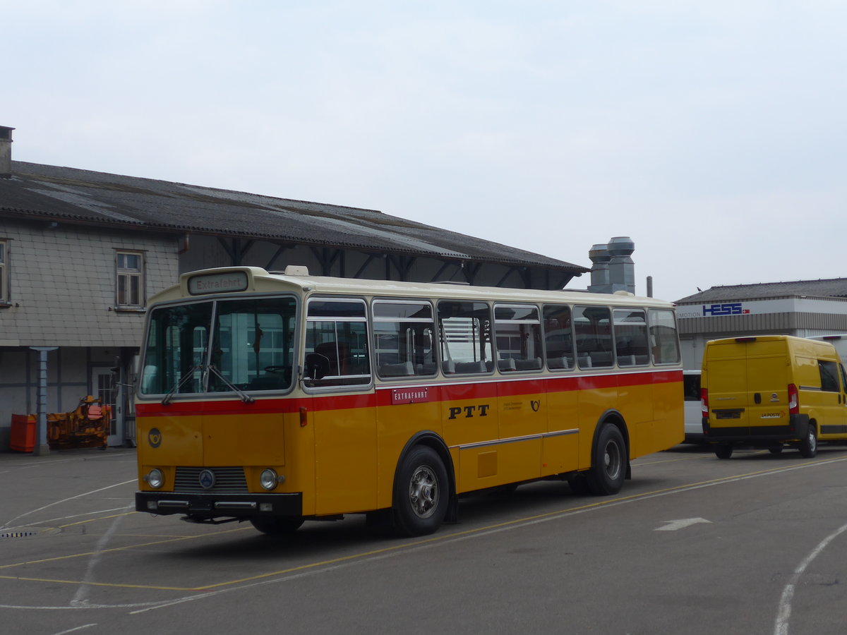 (189'655) - Zimmermann, Niederwangen - Saurer/Tscher (ex P 24'632) am 26. Mrz 2018 in Bellach, Hess