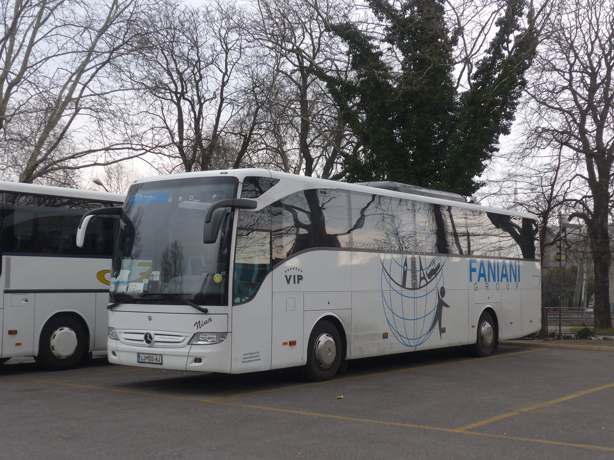 (189'672) - Aus Slowenien: Faniani, Ljublijana - LJ 012-AJ - Mercedes am 26. Mrz 2018 in Zrich, Sihlquai