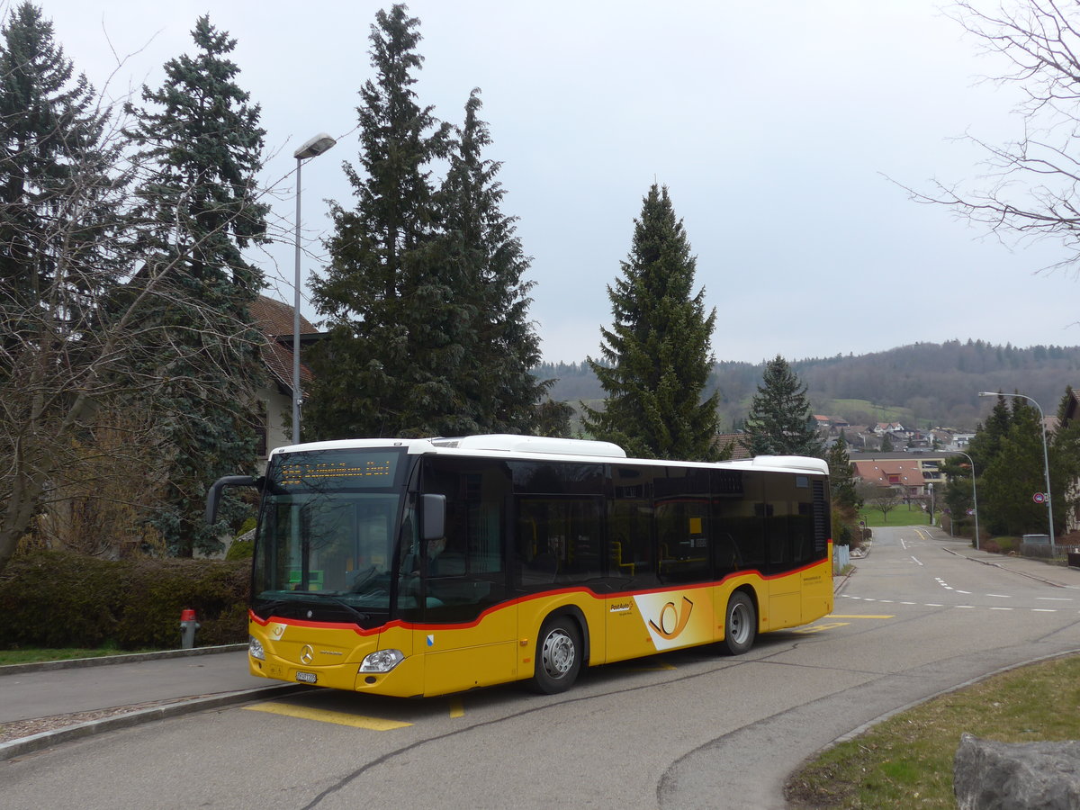 (189'685) - Volkart, Schleinikon - Nr. 333/ZH 471'205 - Mercedes am 26. Mrz 2018 beim Bahnhof Schfflinsdorf-Oberweningen