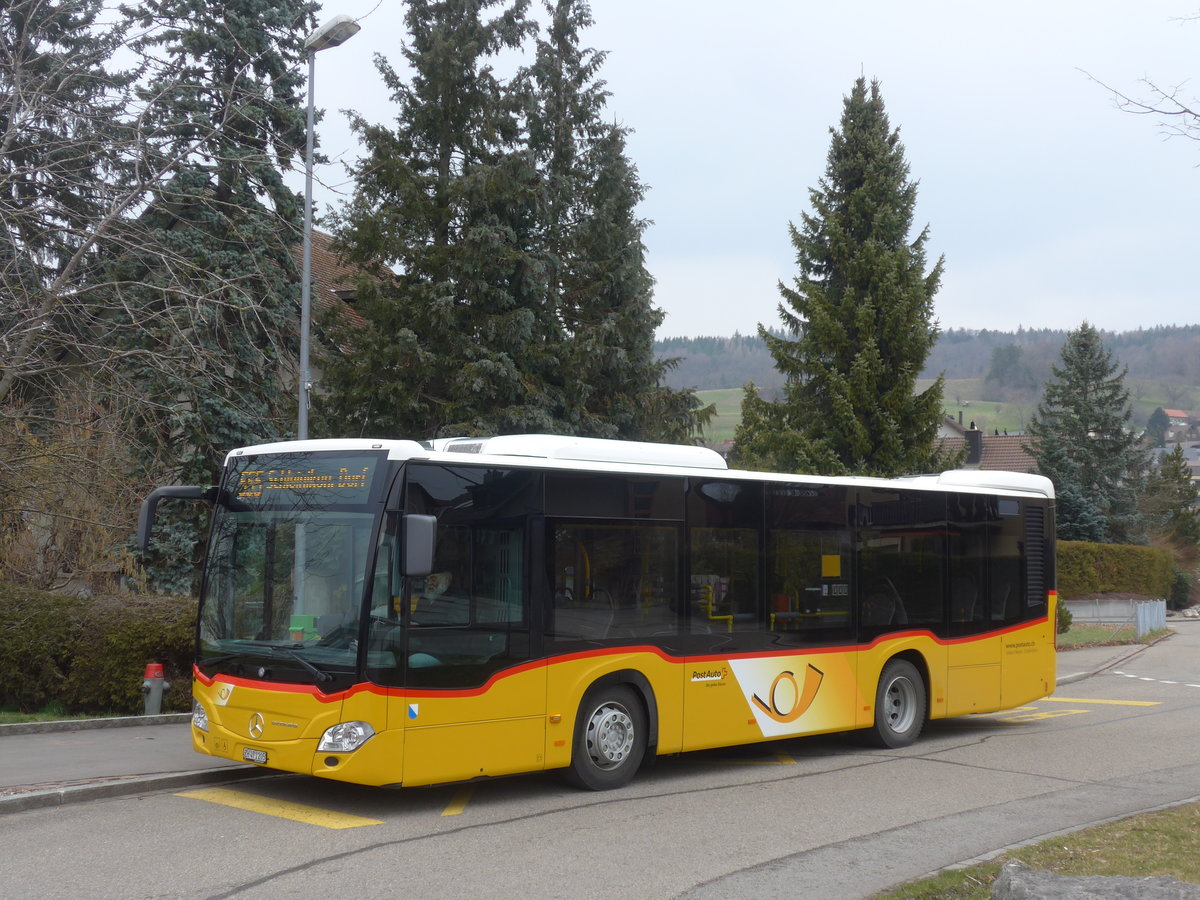 (189'686) - Volkart, Schleinikon - Nr. 333/ZH 471'205 - Mercedes am 26. Mrz 2018 beim Bahnhof Schfflinsdorf-Oberweningen