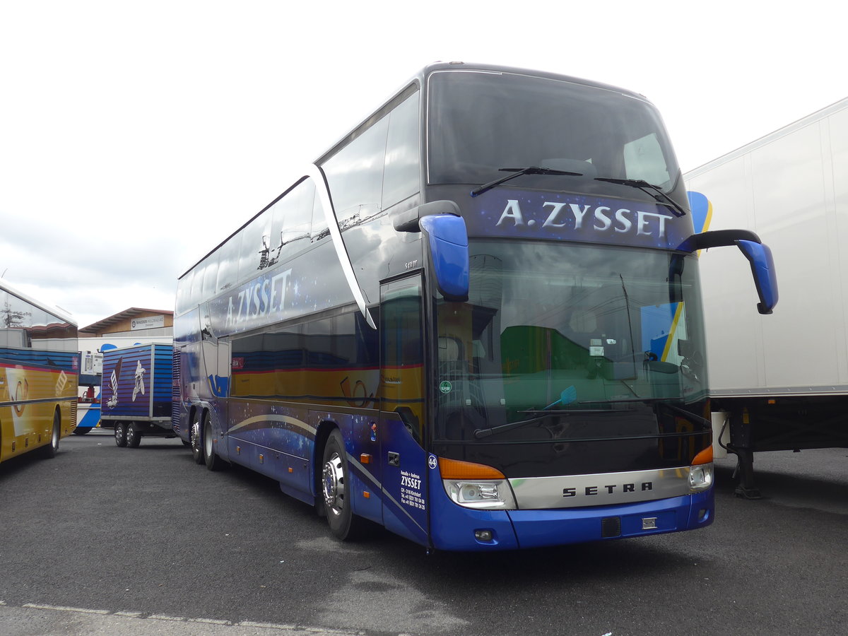 (189'834) - Zysset, Kirchdorf - Nr. 44 - Setra am 1. April 2018 in Kerzers, Interbus