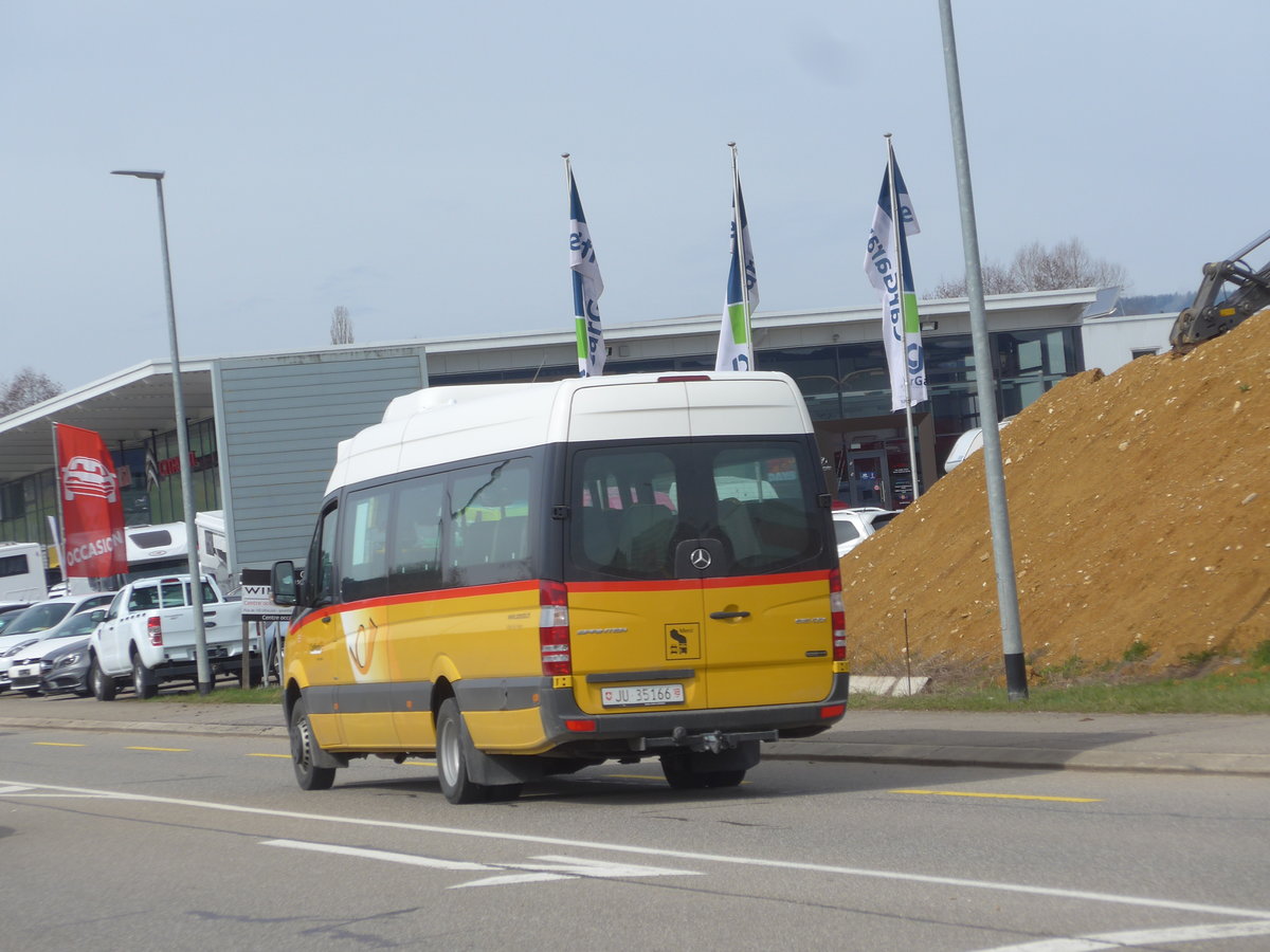 (189'932) - Odiet, Pleigne - JU 35'166 - Mercedes am 2. April 2018 in Delmont, Sainte-Catherine