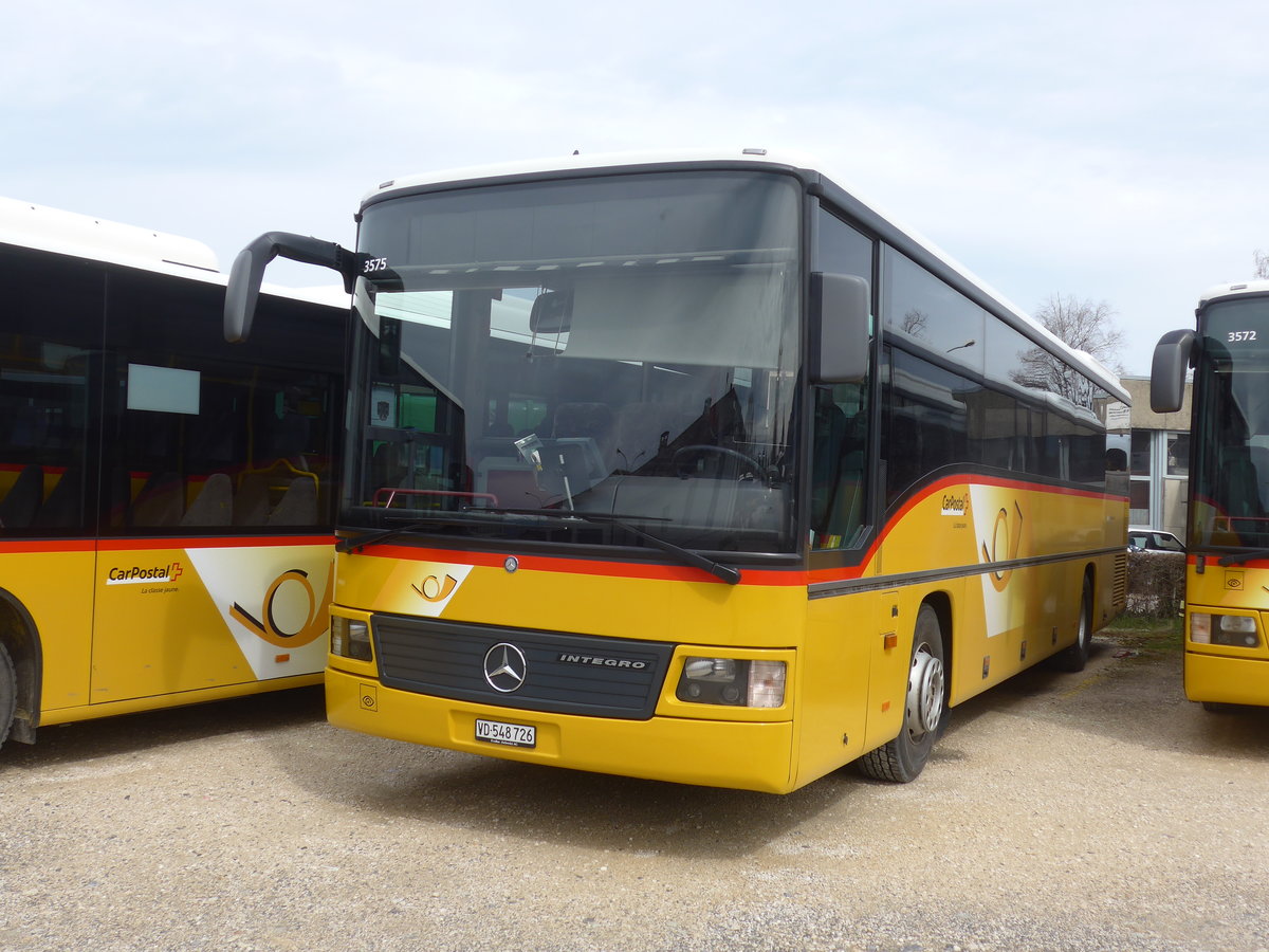 (189'952) - CarPostal Ouest - VD 548'726 - Mercedes am 2. April 2018 in Yverdon, Garage