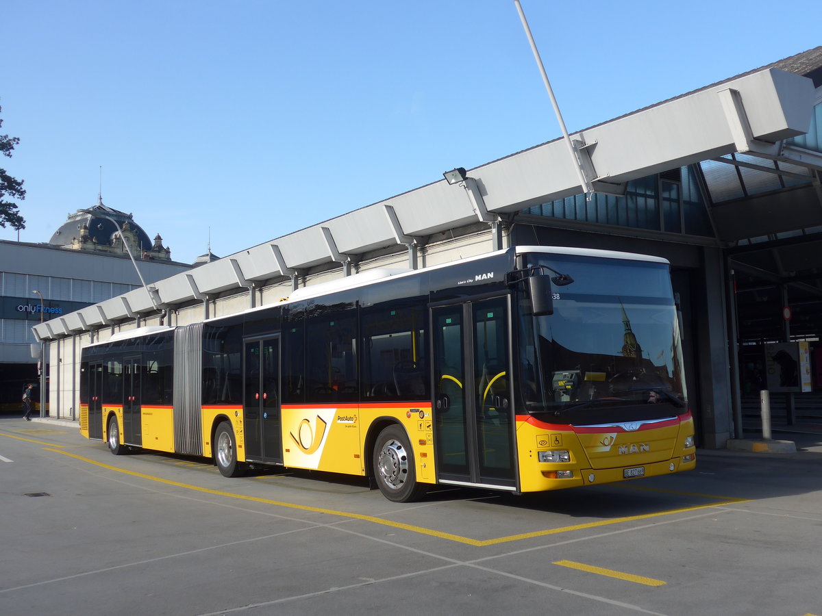 (190'088) - PostAuto Bern - Nr. 669/BE 827'669 - MAN am 7. April 2018 in Bern, Postautostation