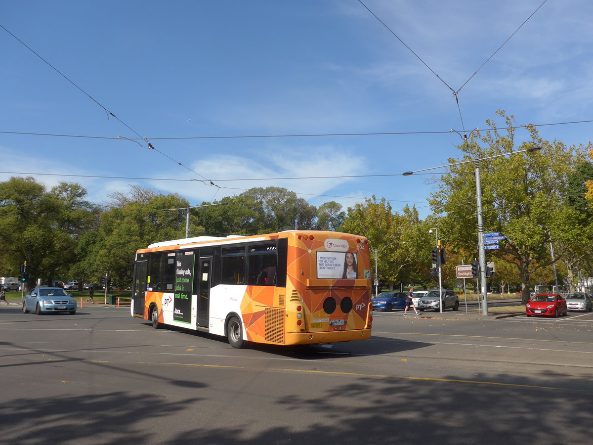 (190'384) - PTV Melbourne - Nr. 504/4991 AO - MAN/Costum Coaches am 19. April 2018 in Melbourne, NGV