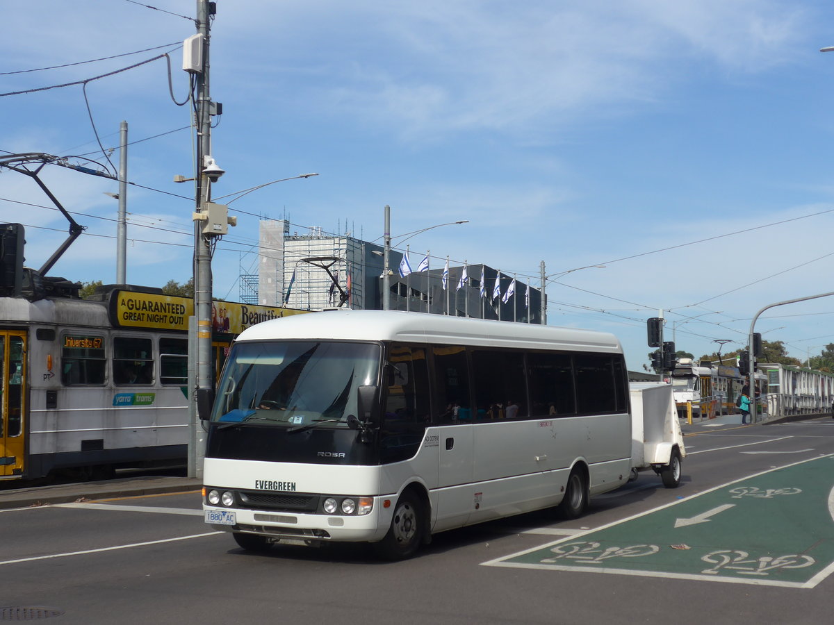 (190'402) - Evergreen - 1880 AC - Mitsubishi am 19. April 2018 in Melbourne