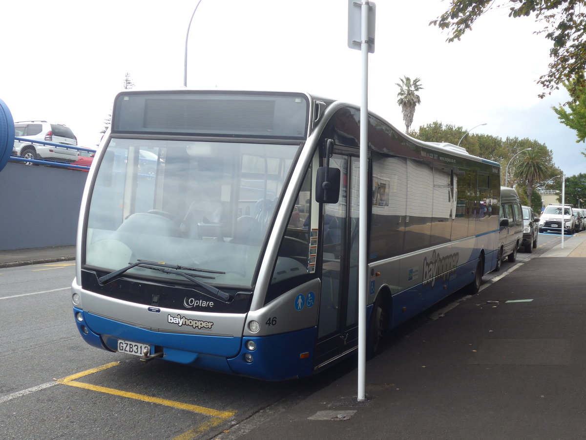 (190'652) - Reesby, Rotorua - Nr. 46/GZB313 - Optare (ex England) am 21. April 2018 in Tauranga