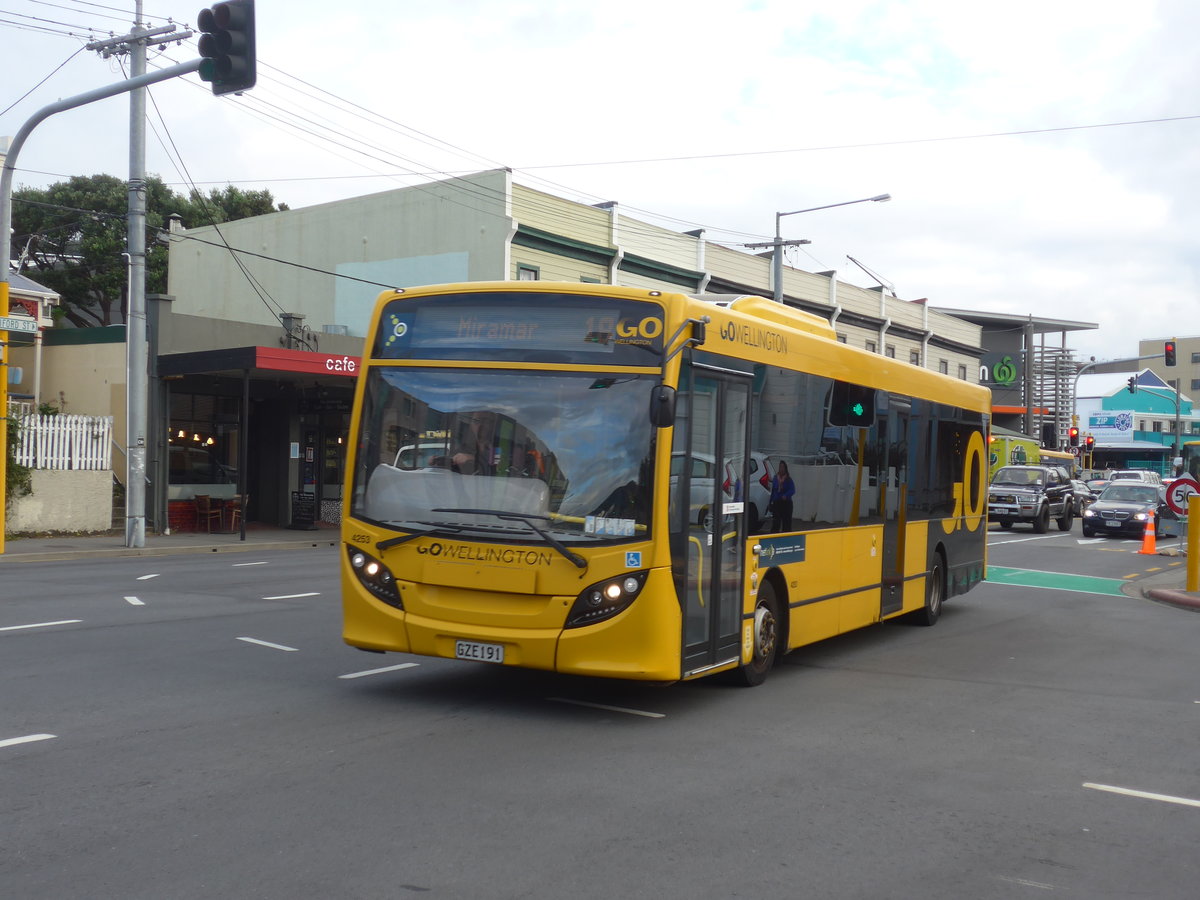 (191'586) - GO Wellington - Nr. 4253/GZE191 - Alexander Dennis/KiwiBus am 27. April 2018 in Wellington, Spital