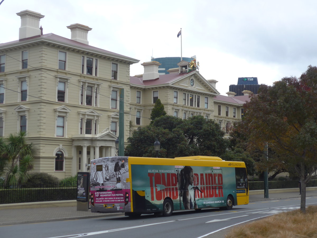 (191'661) - GO Wellington - Nr. 4224/GUU626 - Alexander Dennis/KiwiBus am 27. April 2018 beim Bahnhof Wellington