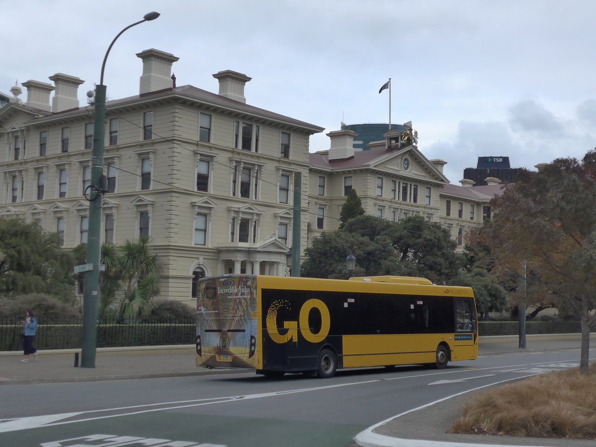 (191'672) - GO Wellington - Nr. 4249/GYW8 - Alexander Dennis/KiwiBus am 27. April 2018 beim Bahnhof Wellington