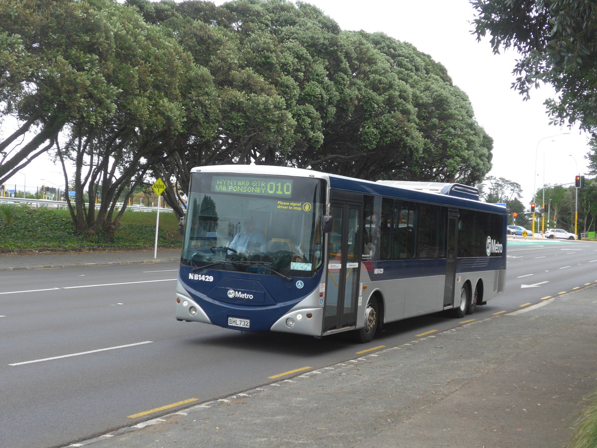 (192'026) - AT Metro, Auckland - Nr. NB1429/BHL732 - MAN/Designline am 30. April 2018 in Auckland, Motat