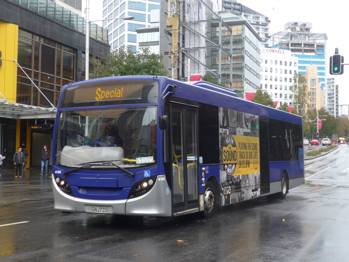 (192'077) - Metrolink, Auckland - Nr. 4168/GNJ733 - Alexander Dennis/KiwiBus am 30. April 2018 in Auckland