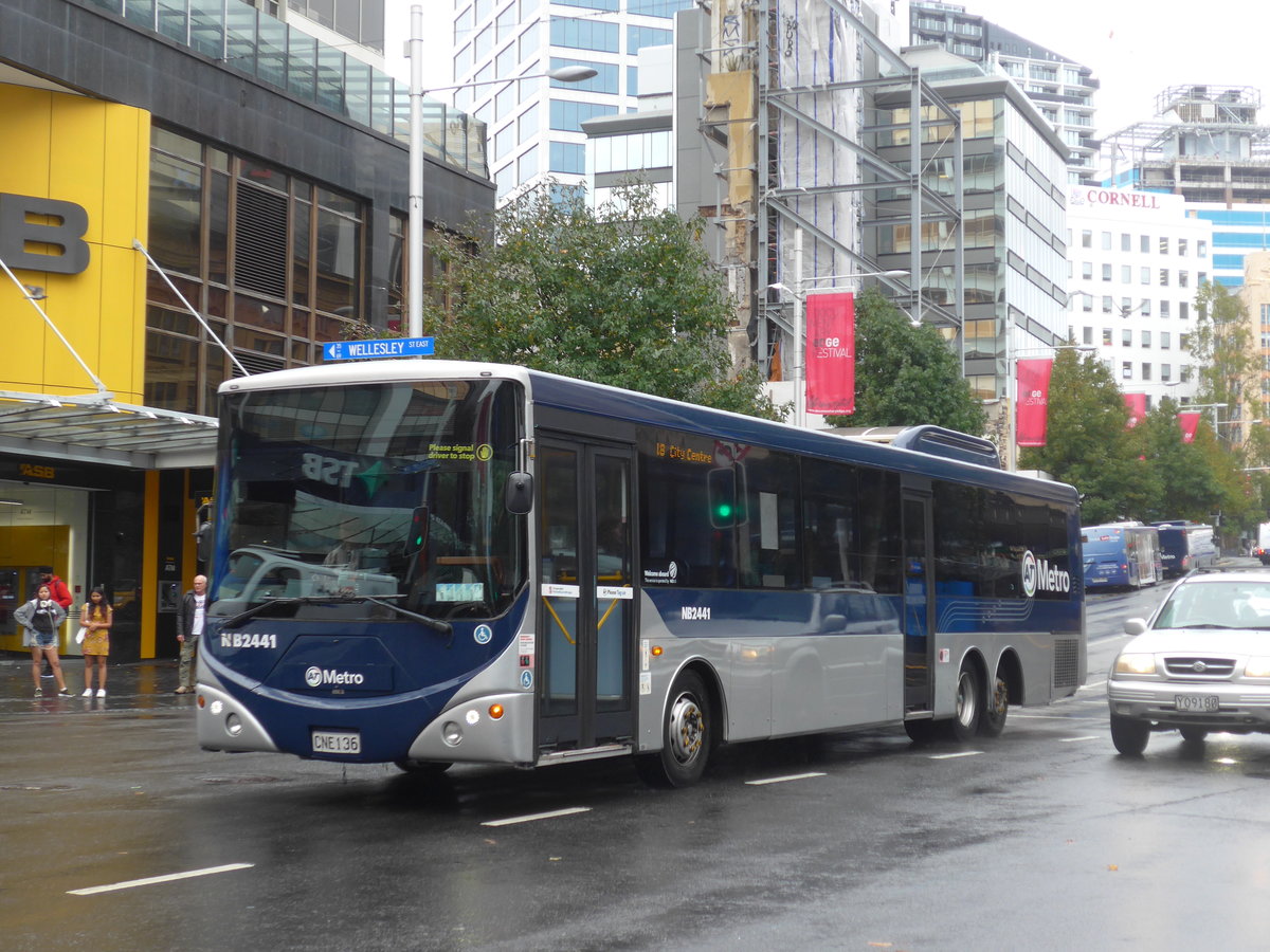 (192'096) - AT Metro, Auckland - Nr. NB2441/CNE136 - MAN/Designline am 30. April 2018