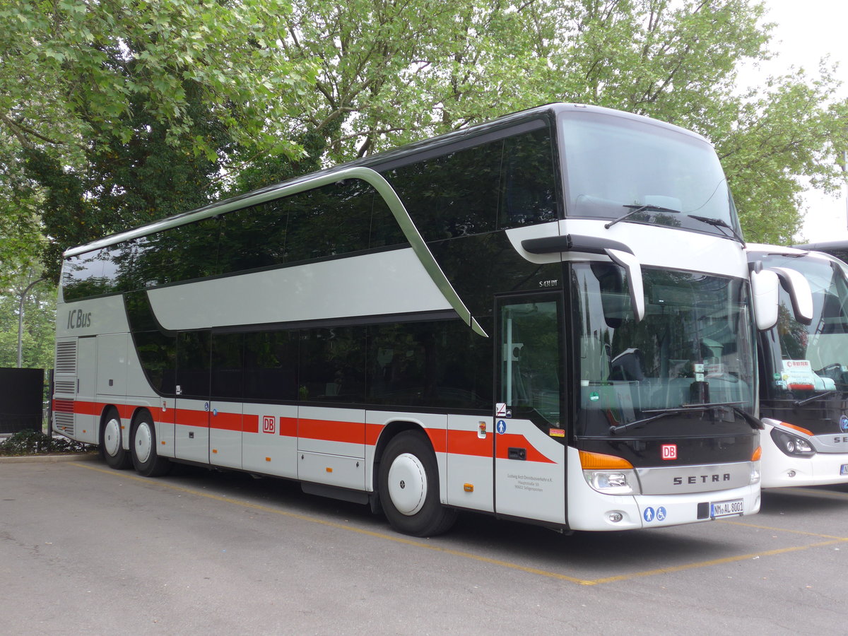 (192'299) - Aus Deutschland: Arzt, Seligenporten - NM-AL 8001 - Setra am 3. Mai 2018 in Zrich, Sihlquai