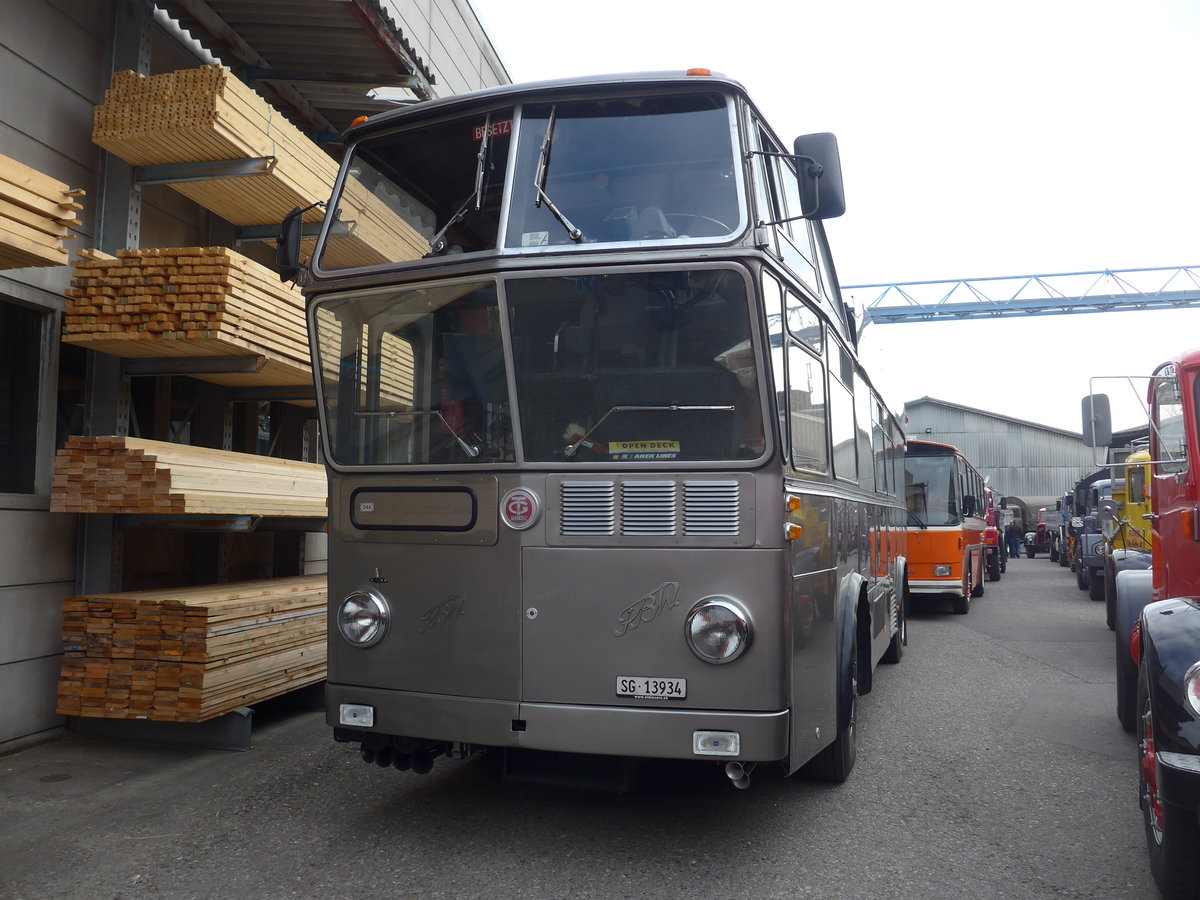 (192'355) - Schneider, Schmerikon - SG 13'934 - FBW/Tscher Hochlenker (ex Basler, Hofstetten; ex VBZ Zrich Nr. 244) am 5. Mai 2018 in Attikon, Wegmller