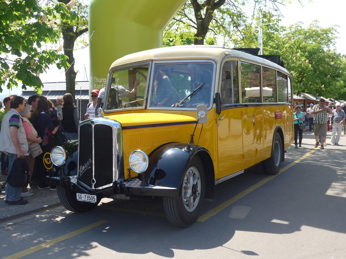 (192'735) - Baumgartner, Horn - Nr. 1/SG 73'505 - Berna/Hess (ex Chiesa, Minusio) am 5. Mai 2018 in Arbon, Arbon Classics