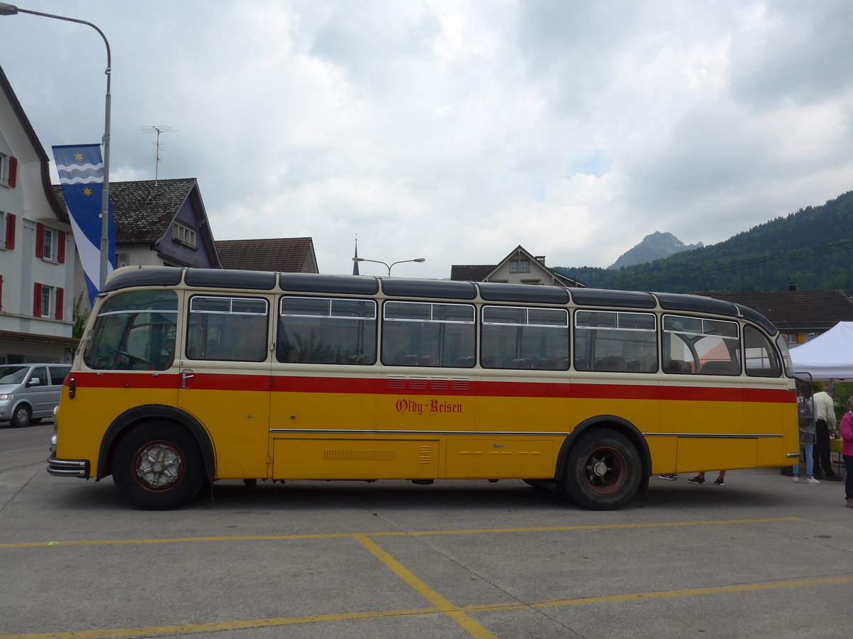 (192'770) - Kobelt, Marbach - FBW/Eggli (ex Gmnder, Weissbad; ex P 24'024; ex P 21'524) am 5. Mai 2018 in Nesslau, Hauptstrasse