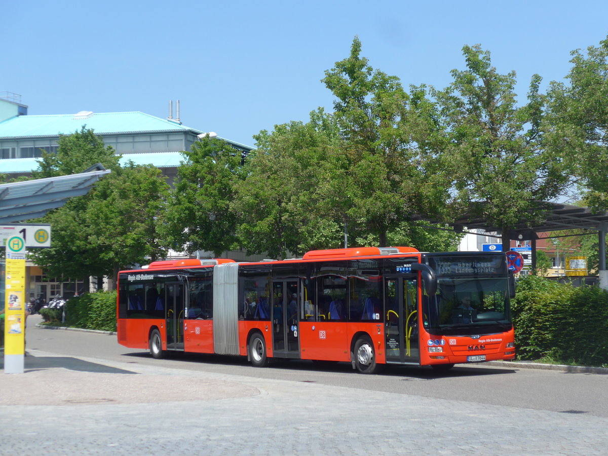 (193'560) - RAB Ulm - UL-A 9644 - MAN am 26. Mai 2018 beim Hafenbahnhof Friedrichshafen