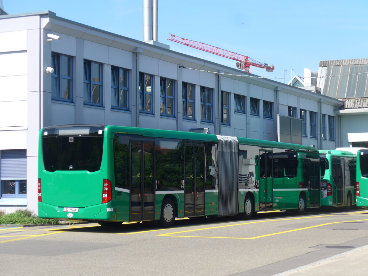 (193'897) - BVB Basel - Nr. 7048/BS 99'348 - Mercedes am 10. Juni 2018 in Basel, Garage Rankstrasse