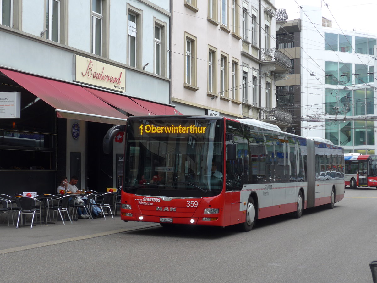 (194'092) - SW Winterthur - Nr. 359/ZH 886'359 - MAN am 17. Juni 2018 beim Hauptbahnhof Winterthur