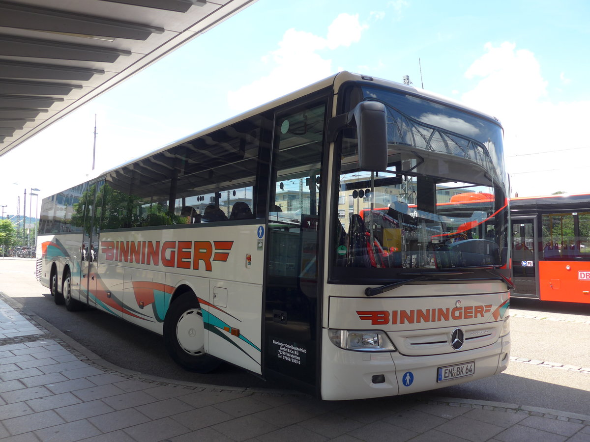 (194'249) - Binninger, Vrstetten - EM-BK 64 - Mercedes am 18. Juni 2018 beim Bahnhof Freiburg