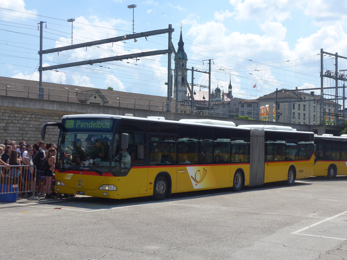 (194'612) - Aus Liechtenstein: Marxer, Mauren - FL 39'872 - Mercedes (ex PostAuto Nordschweiz) am 7. Juli 2018 in Frauenfeld, Jugendmusikschule