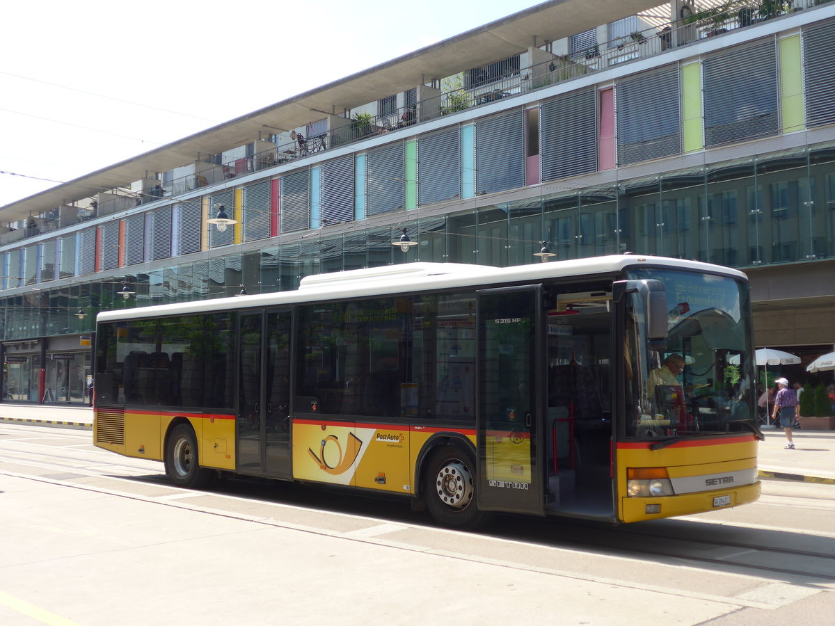 (194'635) - PostAuto Ostschweiz - SG 284'017 - Setra am 7. Juli 2018 beim Bahnhof Frauenfeld