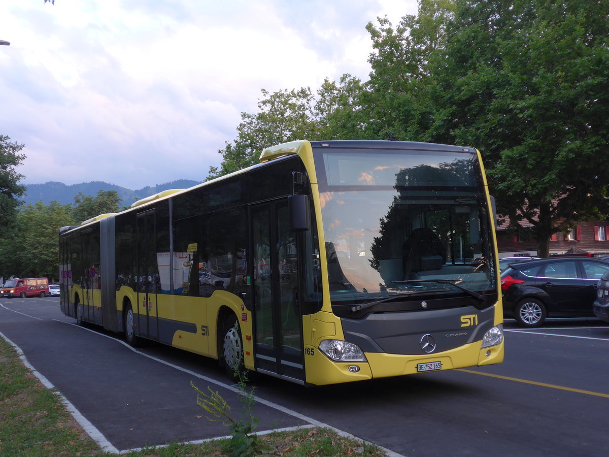 (194'766) - STI Thun - Nr. 165/BE 752'165 - Mercedes am 13. Juli 2018 in Thun, Lachen