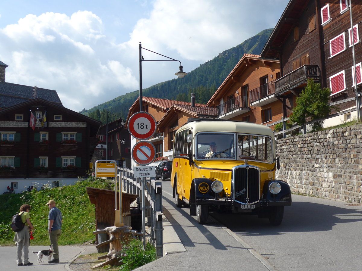 (194'814) - Baumgartner, Horn - Nr. 2/SG 61'596 - Berna/Seitz (ex Nr. 1; ex Rieser, Htten; ex Kulmhotel, Arosa; ex Wanzenried, Innereriz; ex P 1653) am 15. Juli 2018 in Tschiertschen, Enderdorf