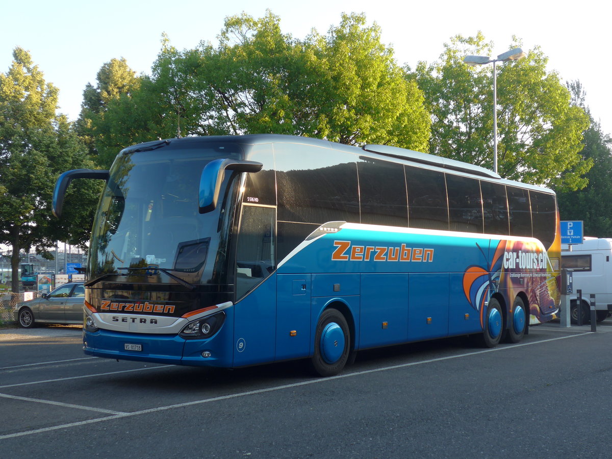 (194'892) - Zerzuben, Visp-Eyholz - Nr. 9/VS 81'718 - Setra am 18. Juli 2018 in Thun, Seestrasse