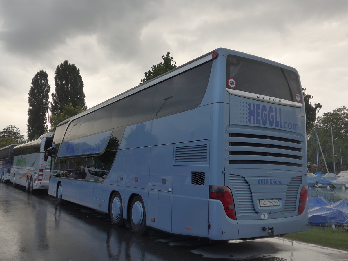 (195'029) - Heggli, Kriens - Nr. 34/LU 15'595 - Setra am 21. Juli 2018 in Thun, Strandbad