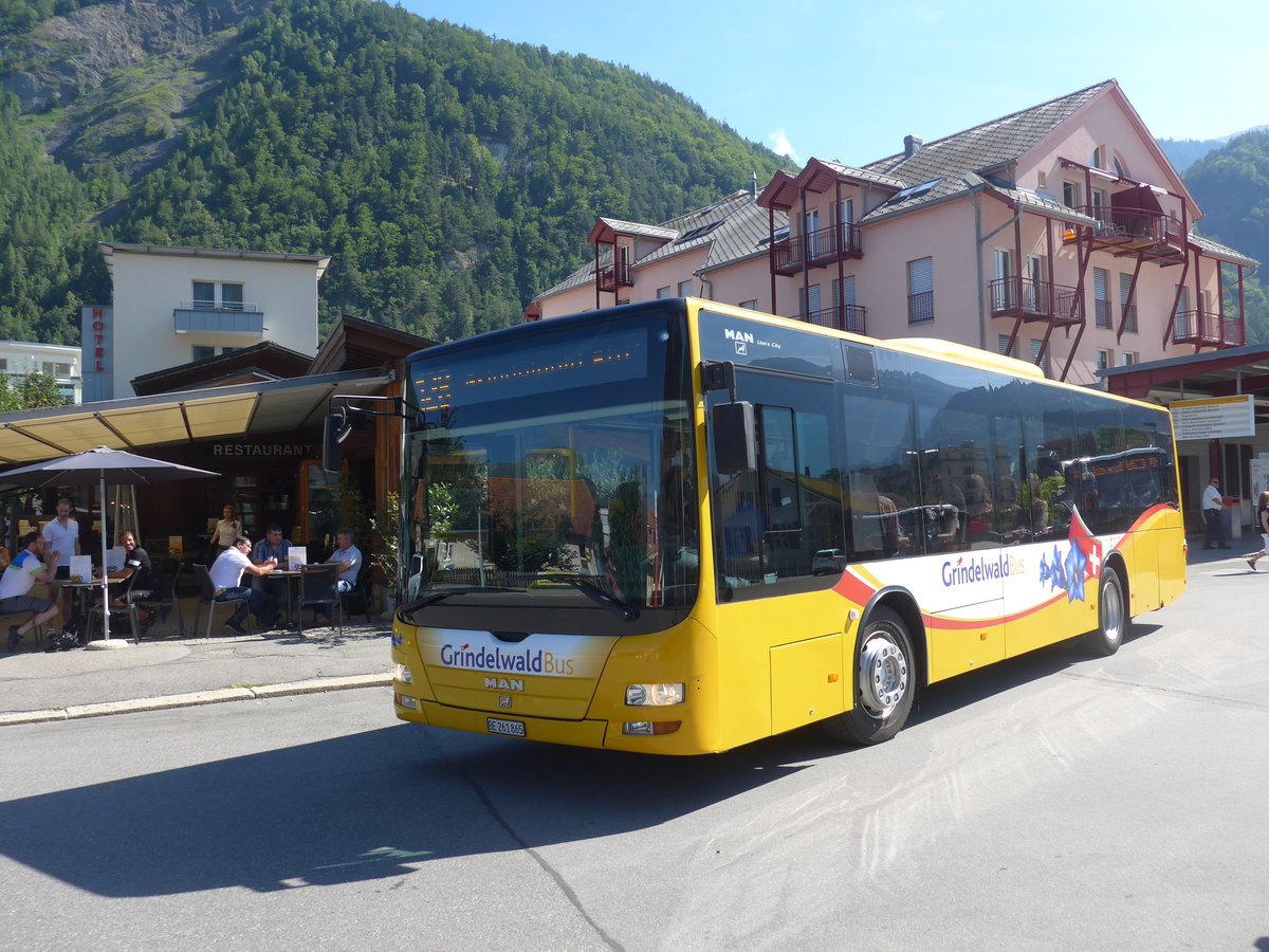 (195'243) - AVG Grindelwald - Nr. 11/BE 261'865 - MAN/Gppel am 29. Juli 2018 in Meiringen, Postautostation