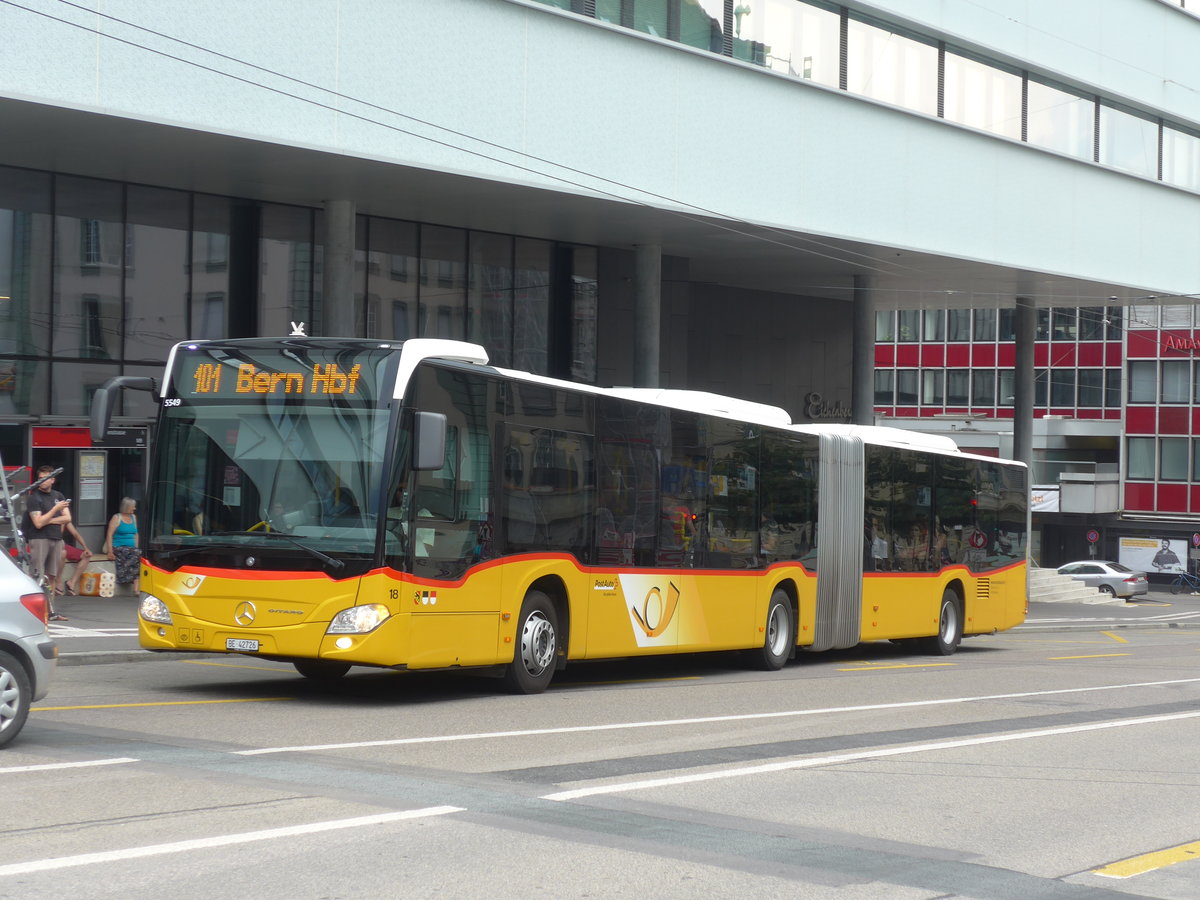 (195'482) - Steiner, Ortschwaben - Nr. 18/BE 42'726 - Mercedes am 1. August 2018 in Bern, Schanzenstrasse