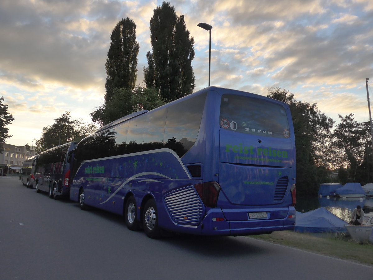 (195'807) - Reist, Gutenburg - BE 53'550 - Setra am 11. August 2018 in Thun, Strandbad