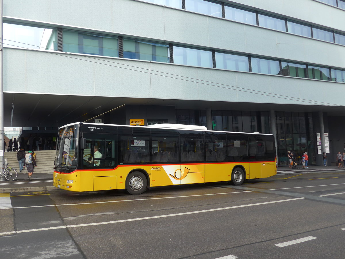 (195'854) - Steiner, Ortschwaben - Nr. 1/BE 26'800 - MAN am 17. August 2018 in Bern, Schanzenstrasse