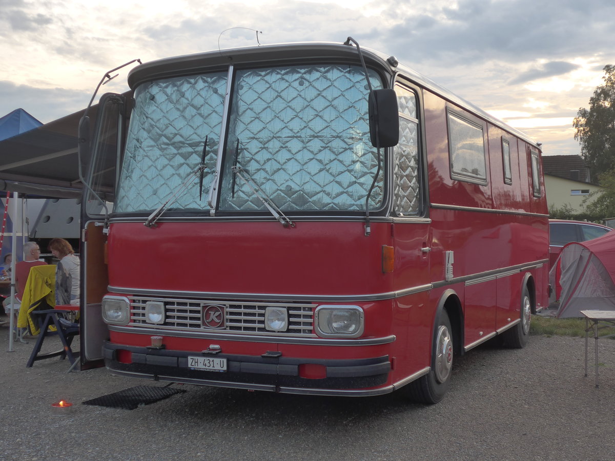 (195'918) - Beer, Obfelden - ZH 431 U - Setra am 17. August 2018 in Wettingen, Zirkuswiese