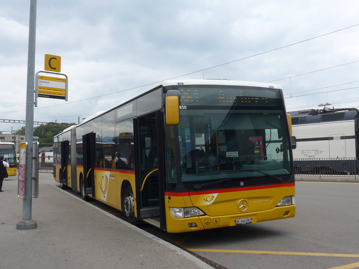 (196'539) - AVA Aarberg - Nr. 9/BE 666'082 - Mercedes am 3. September 2018 beim Bahnhof Lyss