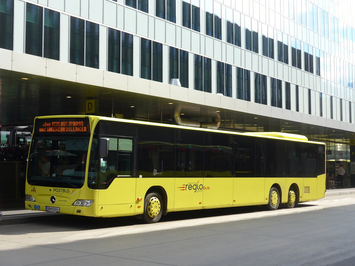 (196'690) - PostBus - BD 13'344 - Mercedes am 10. September 2018 beim Bahnhof Innsbruck