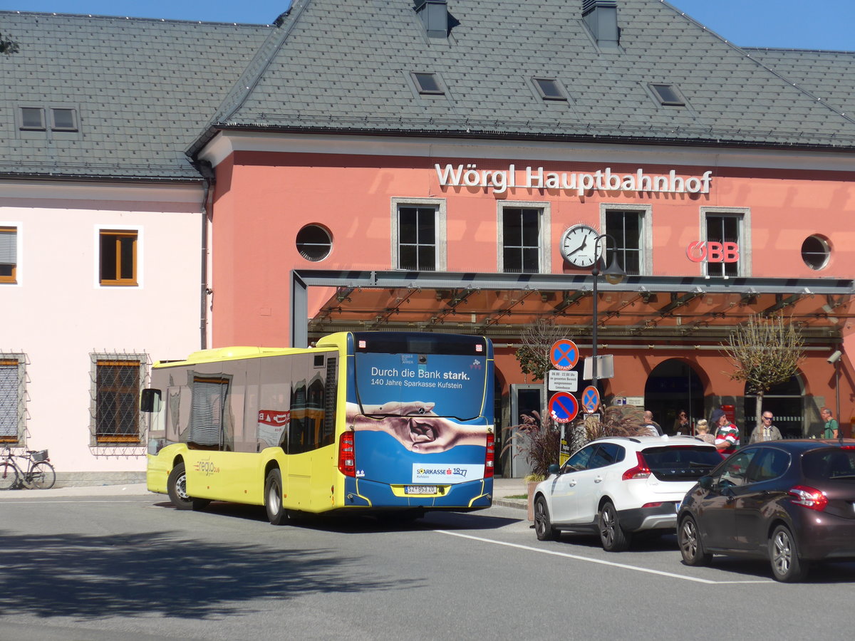 (196'955) - Ledermair, Schwaz - SZ 953 ZO - Mercedes am 12. September 2018 beim Bahnhof Wrgl