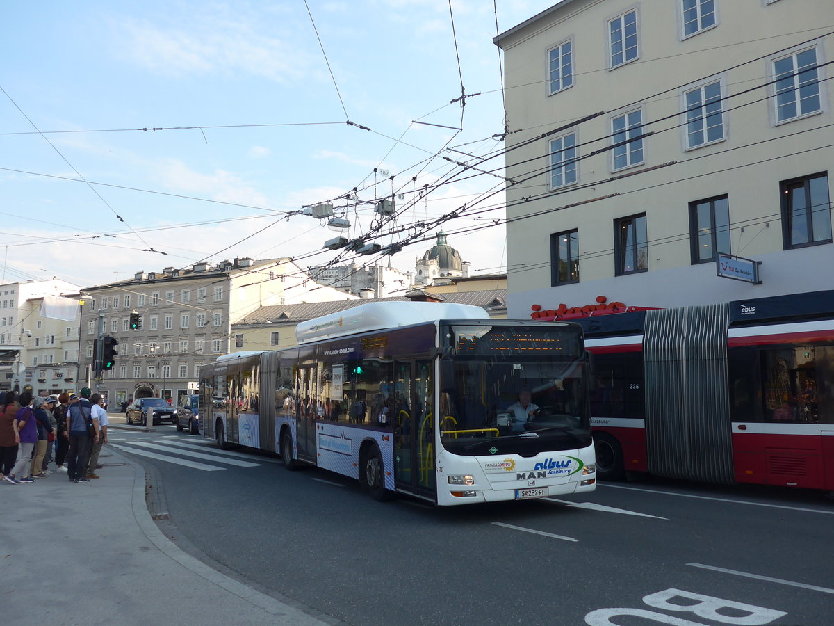 (197'342) - Albus, Salzburg - Nr. L1797/S 262 RI - MAN am 13. September 2018 in Salzburg, Hanuschplatz