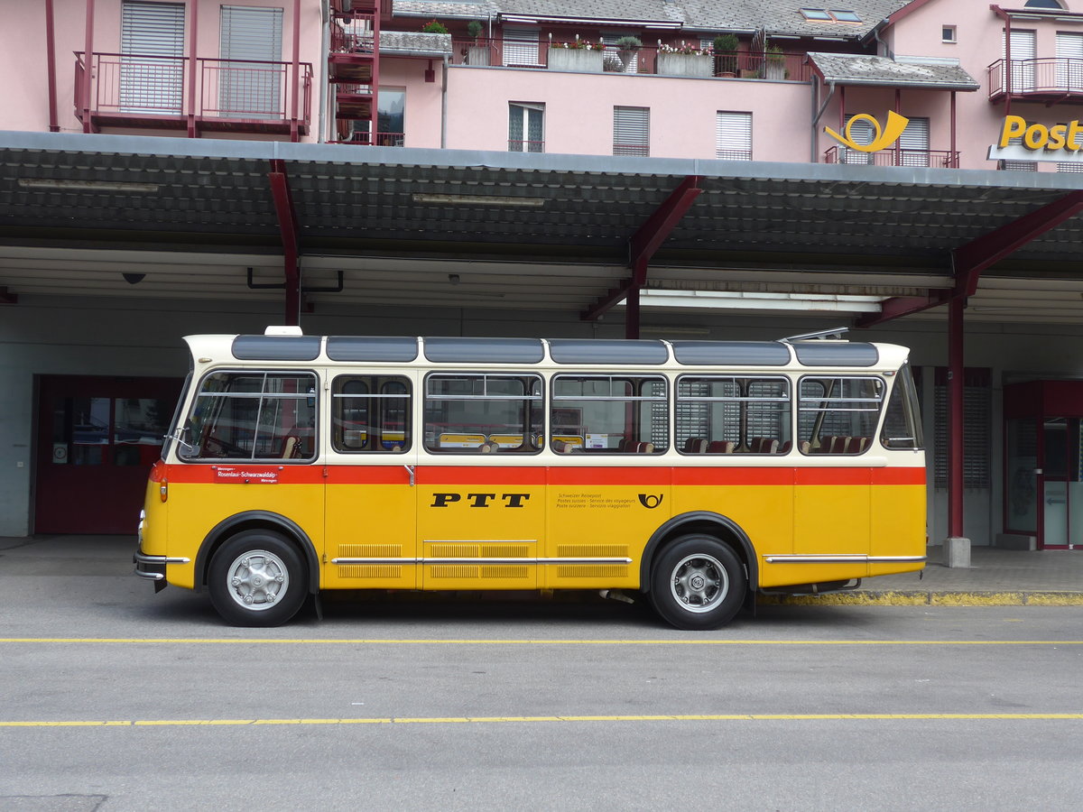 (197'709) - Frutig, Birmensdorf - ZH 560'883 - FBW/FHS (ex P 23'217) am 16. September 2018 in Meiringen, Postautostation