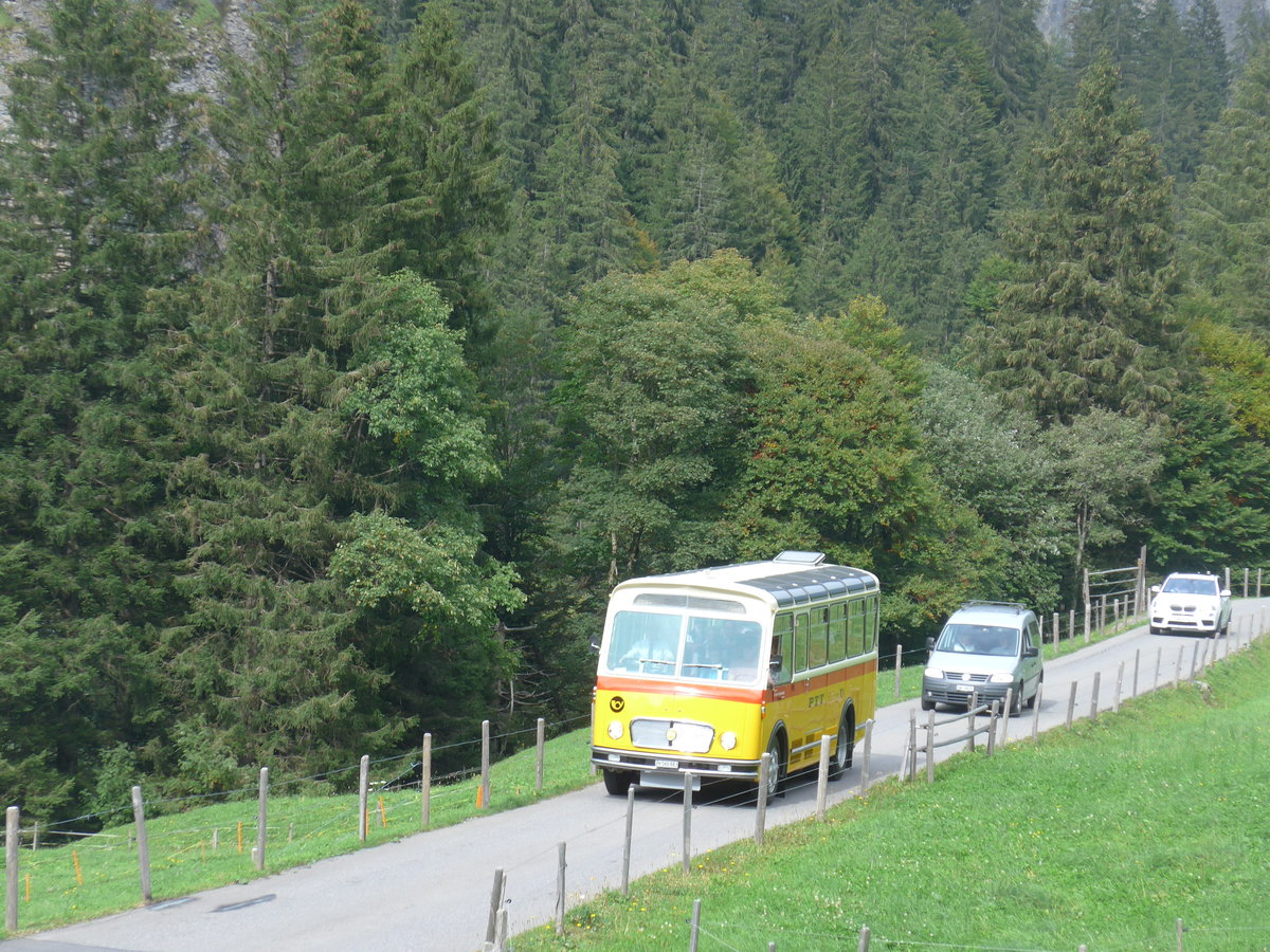 (197'759) - Frutig, Birmensdorf - ZH 560'883 - FBW/FHS (ex P 23'217) am 16. September 2018 in Meiringen, Scheideggstrasse