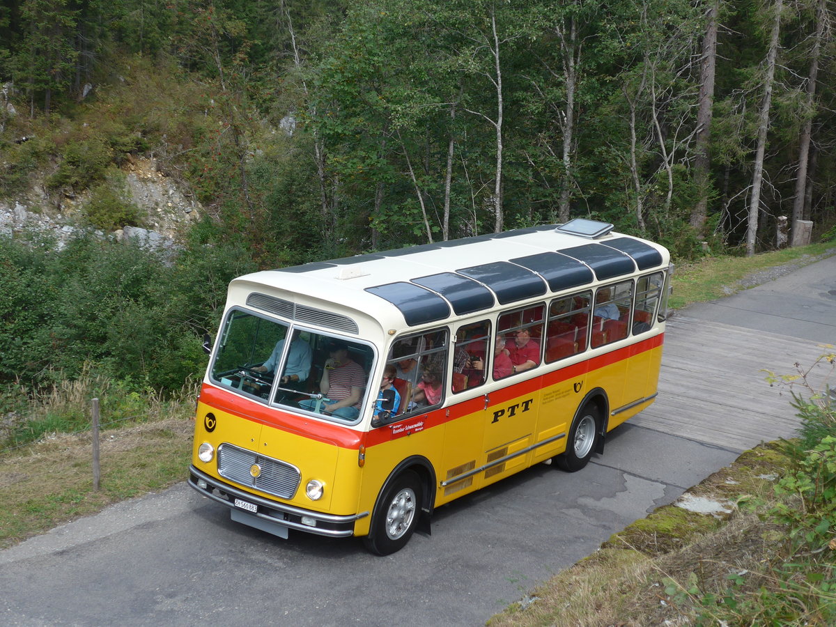 (197'771) - Frutig, Birmensdorf - ZH 560'883 - FBW/FHS (ex P 23'217) am 16. September 2018 in Meiringen, Scheideggstrasse