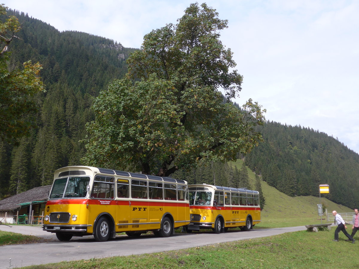 (197'779) - Mller, Ennetmoos - NW 23'167 - FBW/Gangloff (ex Rentsch, Gunten; ex P 23'203; ex P 21'003) am 16. September 2018 in Gschwandtenmaad