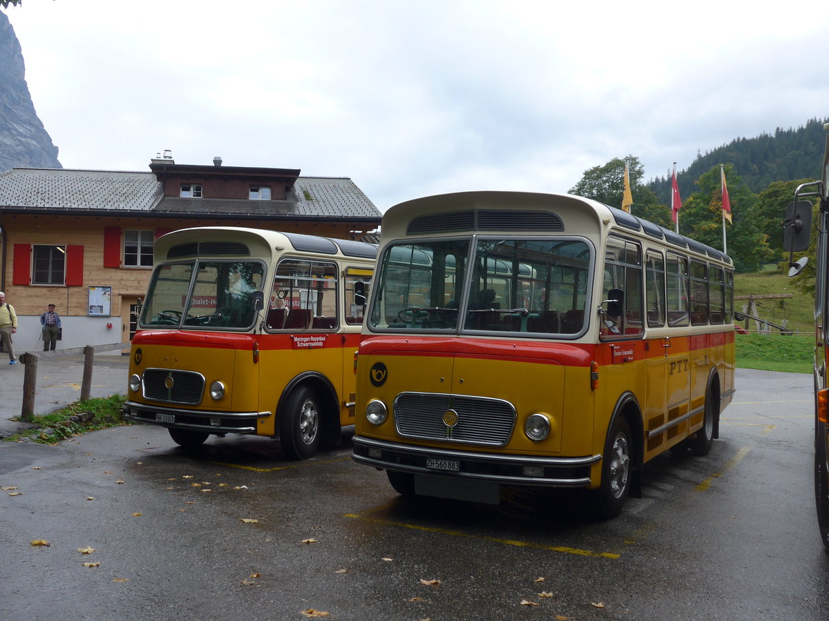 (197'806) - Frutig, Birmensdorf - ZH 560'883 - FBW/FHS (ex P 23'217) am 16. September 2018 auf der Schwarzwaldalp