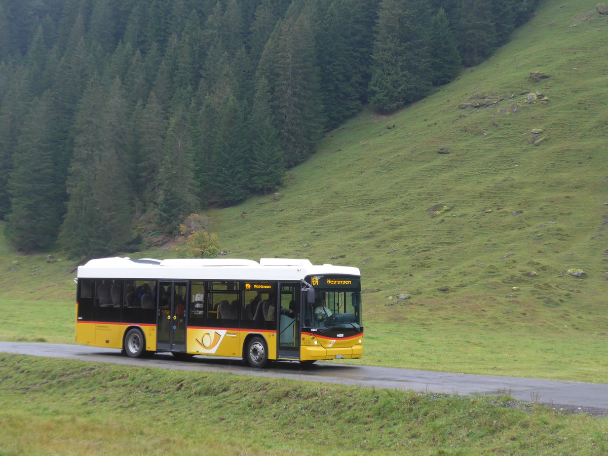 (197'837) - AVG Meiringen - Nr. 67/BE 402'467 - Scania/Hess (ex Nr. 76; ex Steiner, Messen) am 16. September 2018 in Gschwandtenmaad