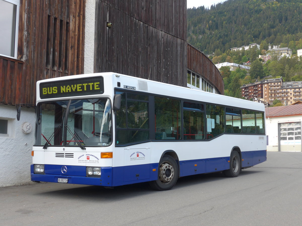 (197'933) - Leysin-Excursions, Leysin - VD 382'719 - Mercedes (ex AAGL Liestal Nr. 54) am 23. September 2018 in Leysin, Garage