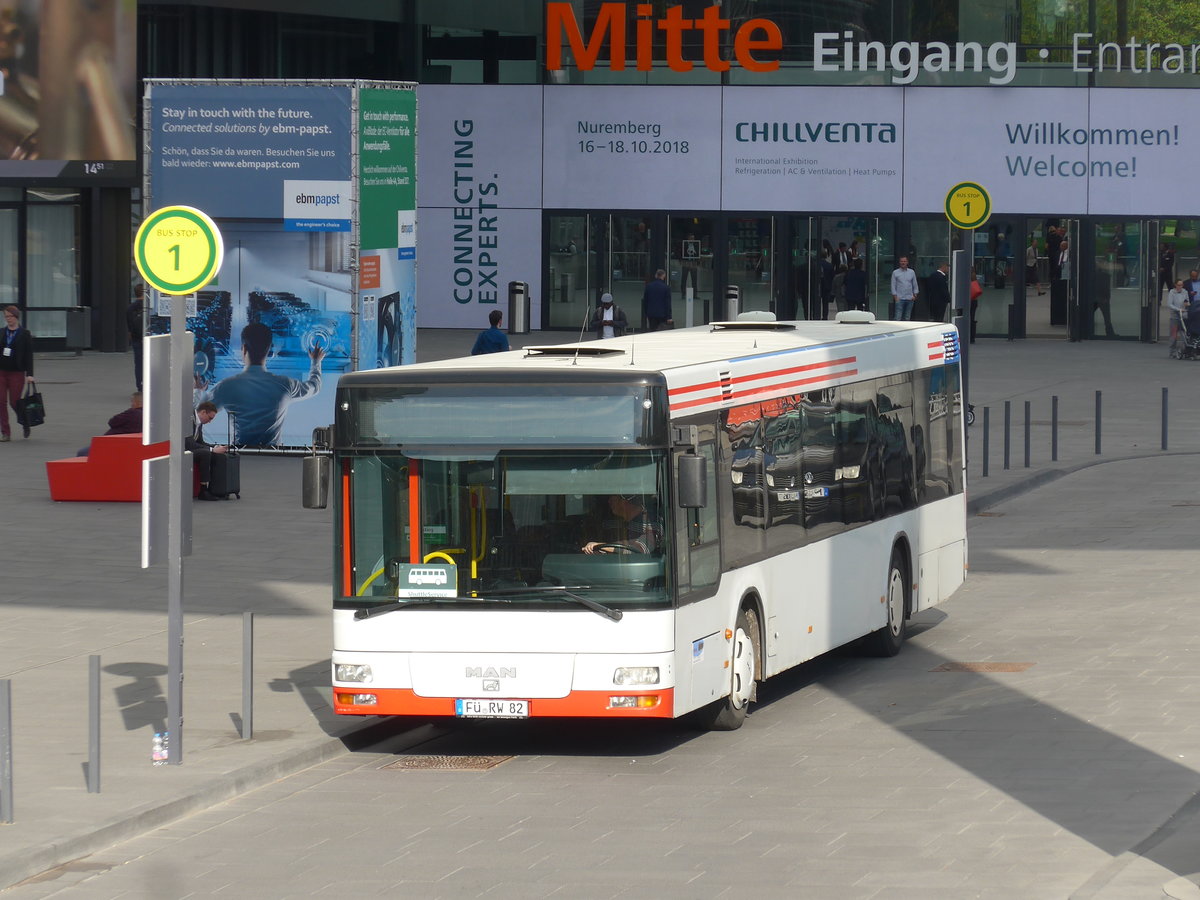 (198'353) - Wohlleb, Langenzenn - F-RW 82 - MAN am 16. Oktober 2018 in Nrnberg, Messe