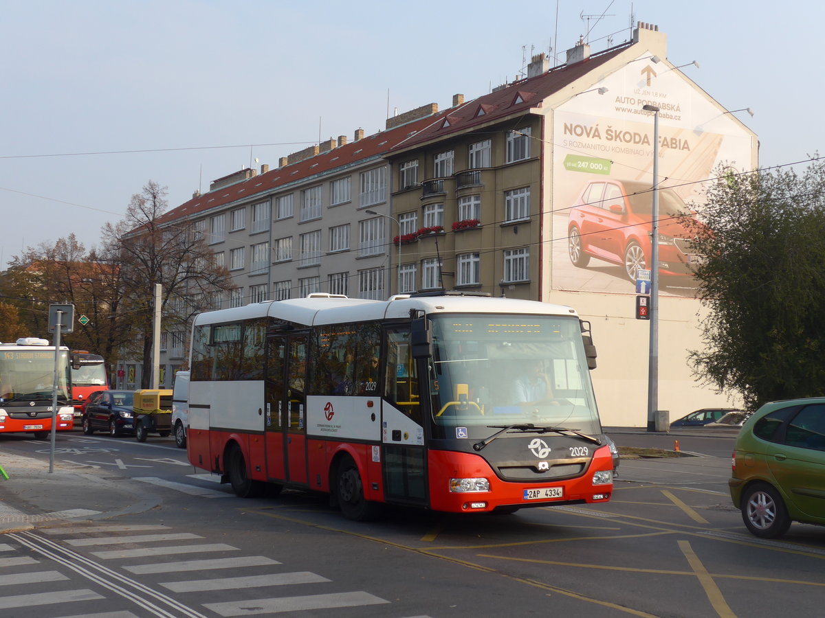 (198'492) - DPP Praha - Nr. 2029/2AP 4334 - SOR am 19. Oktober 2018 in Praha, Dejvick